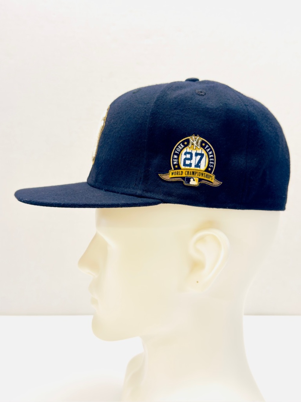 New Era 59Fifty New York Yankees Baseball Cap 27 World Championships Size 7-1/4 - Picture 4 of 16